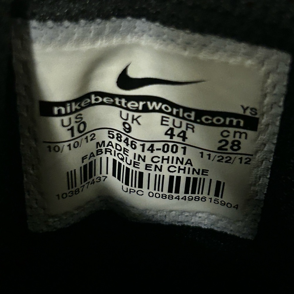 Nike Prestige IV High Top Black White 2012 (Men’s 10) - Picture 10 of 11